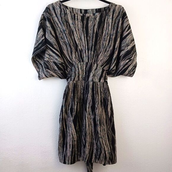 W118 by Walter Baker Boho Tunic Dress Tie Back Size S - Picture 1 of 6